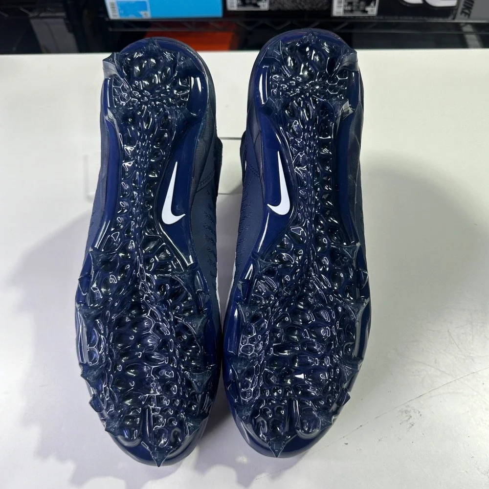Nike Alpha Menace Pro 2 Football Lineman Cleat College Navy Elite Blue Size 13.5
